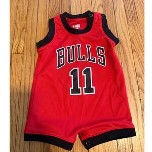 Chicago Bulls NBA 11 DeRozan Baby Romper Bodysuit Red Black 3 6 Months